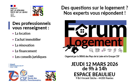 2e édition du Forum Logement de la SRIAS !